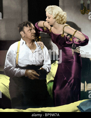 WALLACE BEERY, Jean Harlow, CHINA SEAS, 1935 Stockfoto