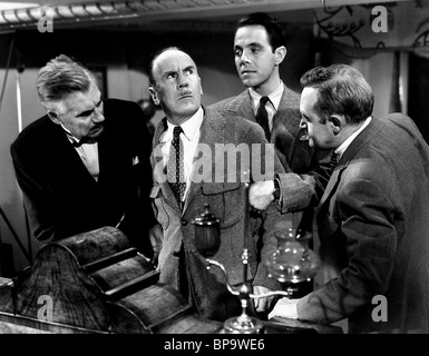 WALTER HUSTON, ROLAND YOUNG, Louis Hayward, BARRY FITZGERALD, UND DANN GAB ES KEINE, 1945 Stockfoto