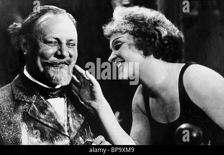 EMIL JANNINGS, Marlene Dietrich, DER BLAUE ENGEL, 1930 Stockfoto