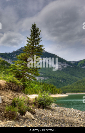 Stausee, Kananaskis Country, Alberta, Kanada Stockfoto