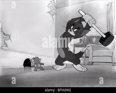 JERRY DIE MAUS, TOM CAT, Tom und Jerry, 1949 Stockfoto