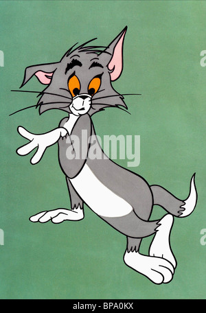 DIE KATZE TOMTOM & JERRY (1950) Stockfoto