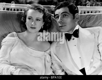 MARGARET LINDSAY, Paul Muni, BORDERTOWN, 1935 Stockfoto