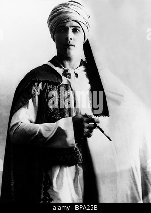 RUDOLPH VALENTINO DER SCHEICH (1921) Stockfoto