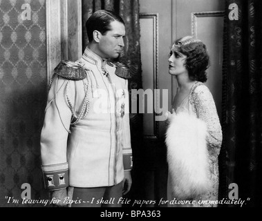 MAURICE CHEVALIER, JEANETTE MACDONALD, der Love Parade, 1929 Stockfoto