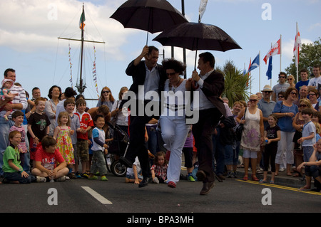 Straße Akt, kinsale Stockfoto