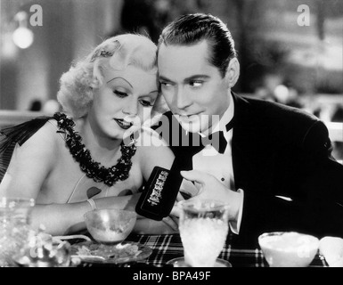 JEAN HARLOW, FRANCHOT TONE, dem Mädchen aus Missouri, 1934 Stockfoto