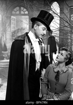 ANTON WALBROOK, SIMONE SIMON, LA RONDE, 1950 Stockfoto