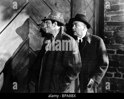 BASIL RATHBONE, Nigel Bruce, DIE SPINNE FRAU, 1944 Stockfoto