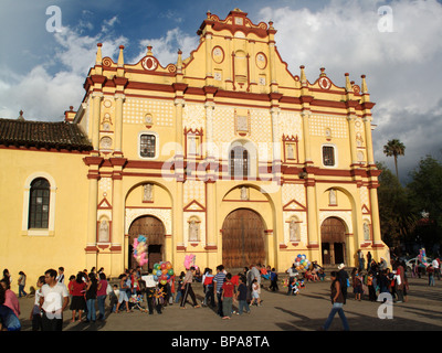 La Catedral in San Cristobal de Las Casas in Chiapas in Mexiko Stockfoto