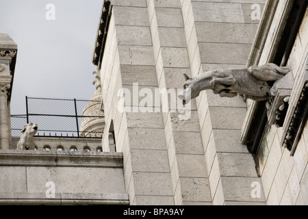 Wasserspeier, Paris, Frankreich. Stockfoto