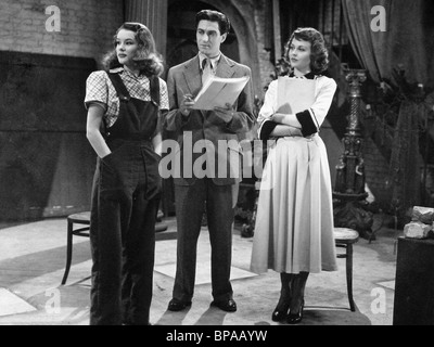 SALLY ANN HOWES, DERMOT WALSH, HAZEL COURT, meine Schwester und ich, 1948 Stockfoto