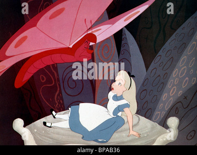 Schmetterling, ALICE, Alice im Wunderland, 1951 Stockfoto