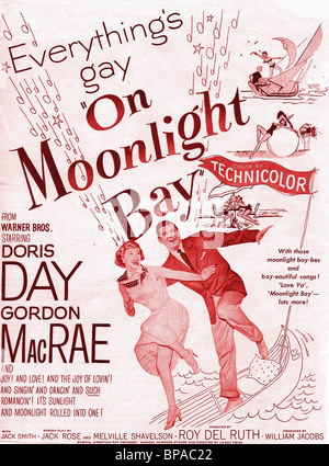 DORIS DAY, GORDON MACRAE FILM Plakat, auf Moonlight Bay, 1951 Stockfoto