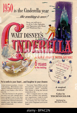 FILM POSTER CINDERELLA (1950) Stockfoto