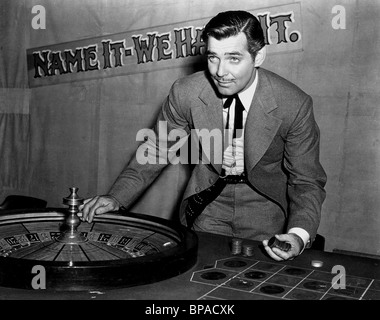 CLARK GABLE HONKY TONK (1941) Stockfoto