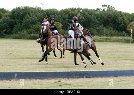 Kreuzung möglich Foul? Polo-Match-Boards Stockfoto