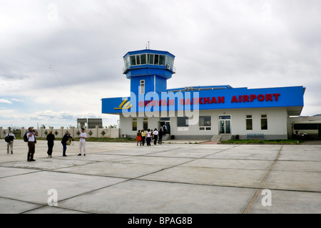 Flughafen und fliegen, Flughafen Dalanzadgad, Mongolei Stockfoto