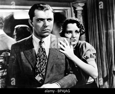 LYLE TALBOT, MARY ASTOR, gefangen durch Fernsehen, 1936 Stockfoto