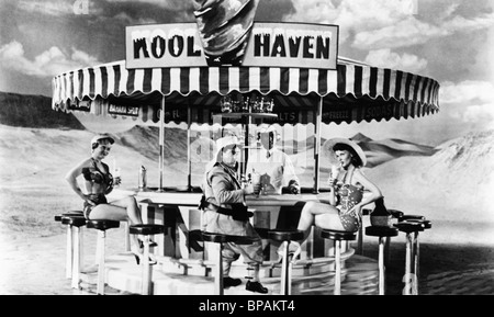 LOU COSTELLO, Patricia Medina, Abbott und Costello in der FREMDENLEGION, 1950 Stockfoto