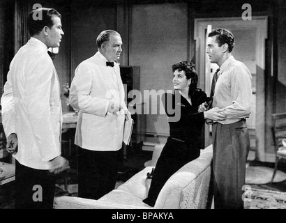 JOHN TERRY, WILLIAM FRAWLEY, JANE FRAZEE, Allan Jones, MONDLICHT IN HAVANNA, 1942 Stockfoto