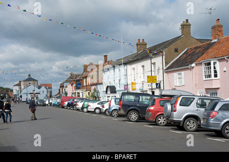 Hautpstraße Aldeburgh, Suffolk, UK. Stockfoto