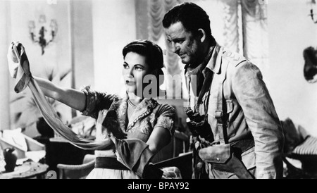 YVONNE DE CARLO, DAVID TOMLINSON, HOTEL SAHARA, 1951 Stockfoto