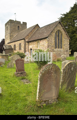 St John the Baptist Church, Stokesay, Shropshire, England. Stockfoto