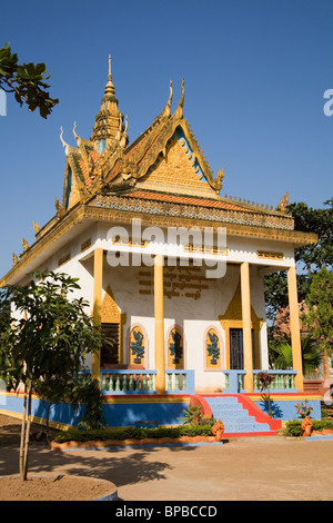 Wat Hanchey in Kampong Cham, Kambodscha Stockfoto