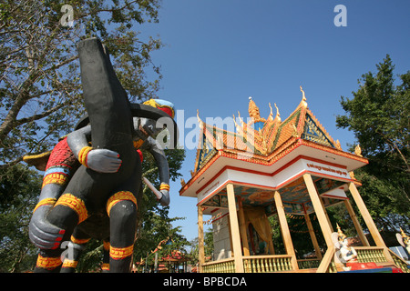 Wat Hanchey in Kampong Cham, Kambodscha Stockfoto