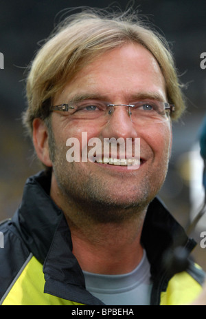 Trainer Jürgen Klopp, Borussia Dortmund, Deutsche Bundesliga. Stockfoto