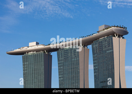 Marina Bay Sands Resort Hotel, Marina Bay, Singapur Stockfoto