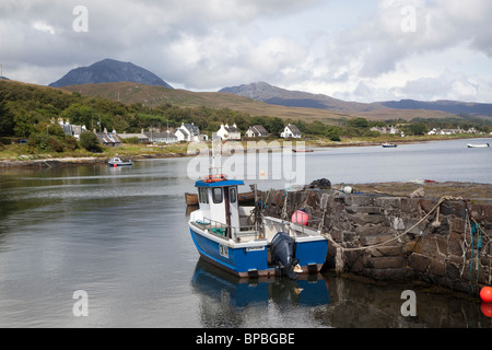 Der Hafen von Merchiston auf der Insel Jura Stockfoto