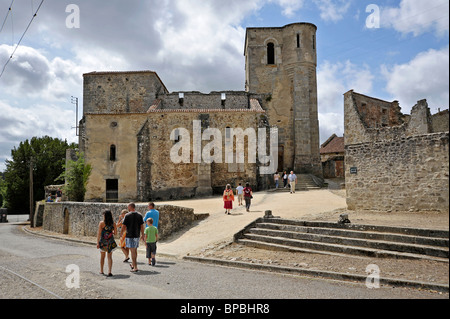 2. Weltkrieg Nazi-SS Massaker Oradour-Sur-Glane Haute-Vienne-Limousin-Frankreich Stockfoto