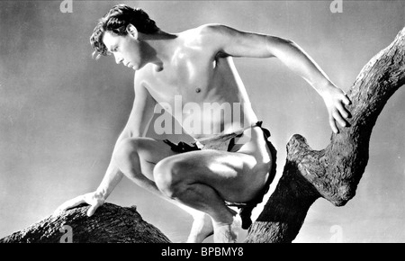 JOHNNY WEISSMULLER TARZAN UND SEIN KUMPEL (1934) Stockfoto