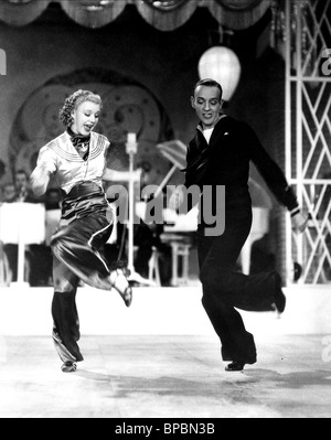 GINGER ROGERS, Fred Astaire, FOLGEN SIE DER FLOTTE, 1936 Stockfoto