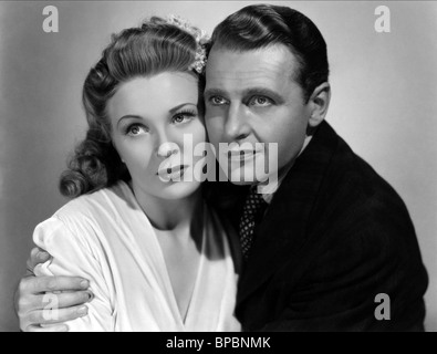 EVELYN ANKERS, Ralph Bellamy, DER GEIST VON FRANKENSTEIN, 1942 Stockfoto