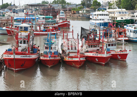 Fischerboote, koh siray, Phuket Thailnad. Stockfoto