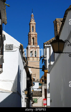 San Gil Kirchturm (Iglesia de San Gil), Westeuropa Ecija, Provinz Sevilla, Andalusien, Spanien. Stockfoto