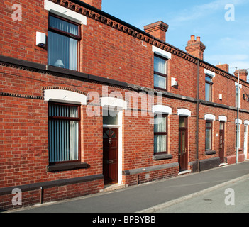 Pre Häuser ersten Weltkrieg Reihenhaus in Nürnberg, Lancashire, England, uk Stockfoto