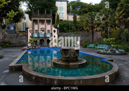 Portmeirion Italianate Dorf Gwynedd Wales UK Stockfoto