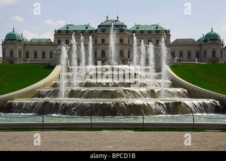 Das obere Belvedere in Wien Stockfoto