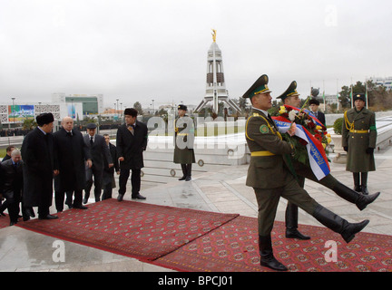 Der Palast der Turkmenistans Präsident Saparmurat Niyazov Stockfoto