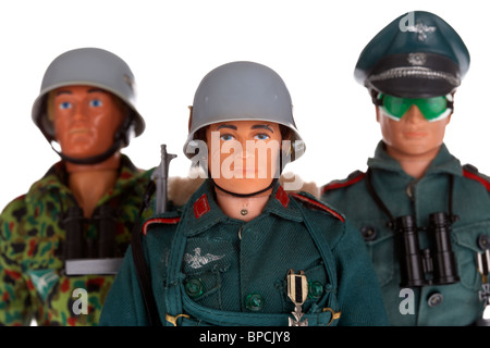 Kollektion Vintage deutsche Aktion Männer einschließlich deutschen SA-Mann deutsche Fallschirmjäger Offizier Lagerkommandanten Kommandant Stockfoto