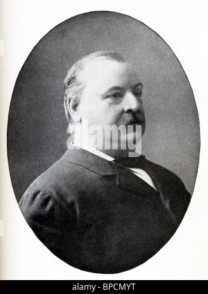 Grover Cleveland (1837-1908) war der 22. und 24. Präsident der Vereinigten Staaten, von 1885-1889 und 1893-1897. Stockfoto