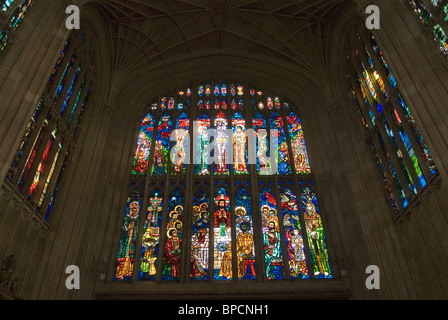 Eton College Schule Interieur der College-Kapelle moderne Glasfenster Eton in der Nähe Nr Windsor-B... 2006 2000ER SYKES Stockfoto