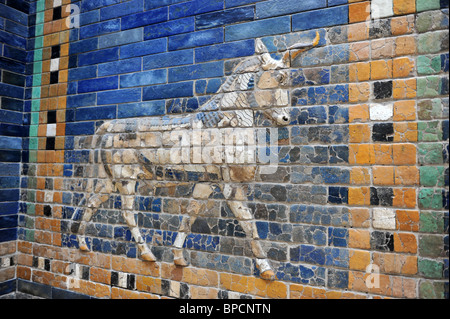 Die alten Mauern von Babylon das Pergamon Museum Pergamonmuseum Museumsinsel in Berlin-Deutschland-Deutschland-Europa Stockfoto
