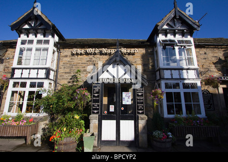 alte Gäulen Kopf Gastwirtschaft Beginn der Pennine Way Edale Derbyshire England uk gb Stockfoto