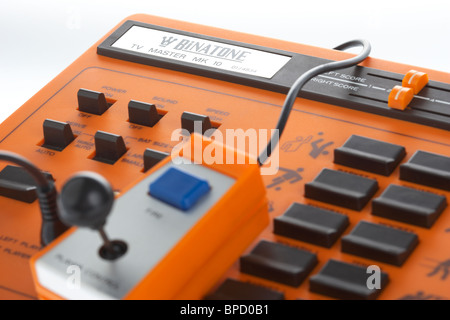 Retro-elektronische Videospiel Binatone tv mk 10 Pong Klon Mastervariante Stockfoto