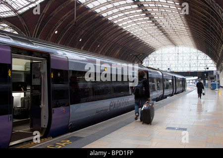 Heathrow Express - Paddington Station - London Stockfoto